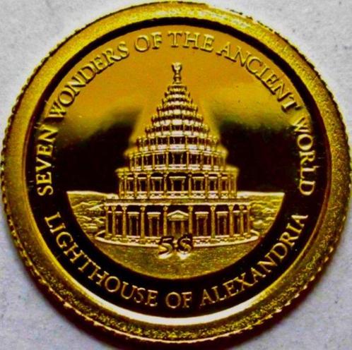 Salomonseilanden. 5 Dollars 2011 Lighthouse of Alexandria, Postzegels en Munten, Munten | Europa | Niet-Euromunten