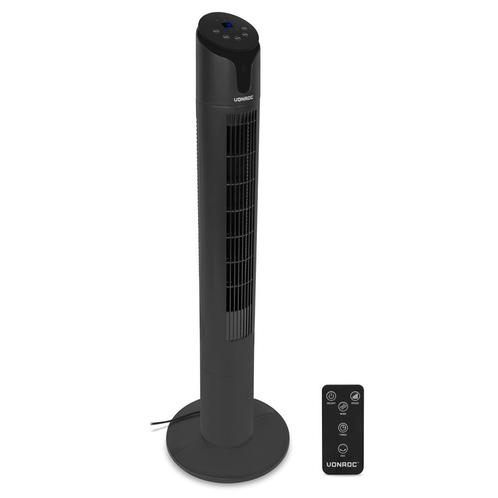 Luxe Torenventilator – 110 cm - 3 snelheden – zwart | Incl., Elektronische apparatuur, Ventilatoren, Nieuw, Verzenden