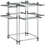 Wasrek 107x107x120 cm - Tweede Kansje! - Stevig Aluminium, Tuin en Terras, Droogmolens en Wasrekken, Verzenden, Nieuw, Wasrek