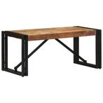 vidaXL Salontafel 80x40x35 cm massief ruw mangohout, Huis en Inrichting, Tafels | Salontafels, Verzenden, Nieuw
