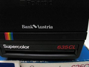 Polaroid 600 Supercolor 635CL Special BANK OF AUSTRIA