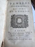 Père Dominique Bouhours (1628-1702) - Reliure aux Armes., Antiek en Kunst