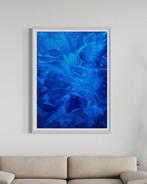Anaïs LF (XX) - Abysses - N°2 - Blue abstrat art -