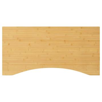 vidaXL Bureaublad 110x55x4 cm bamboe, Huis en Inrichting, Verzenden, Nieuw