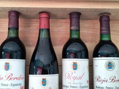 1970 Bodegas Franco-Españolas, Rioja Bordón, Reserva, Verzamelen, Wijnen