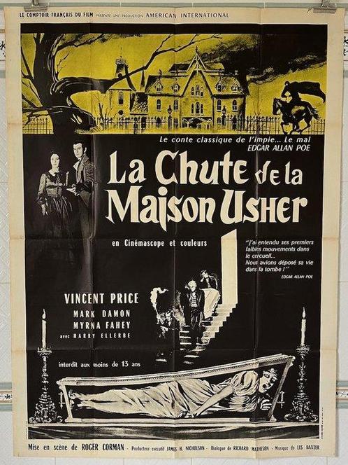 Vincent Price - House of Usher (1960) Roger Corman - Rare, Verzamelen, Film en Tv
