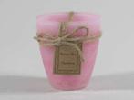 Tuinkaars Garden Candle Smal Rustiek 24 uur Roze 80x90 mm, Nieuw