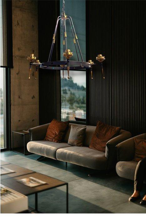 Kroonluchter - Smeedijzeren kroonluchter - moderne in, Huis en Inrichting, Overige Huis en Inrichting