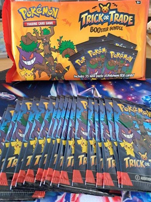 Pokémon - 40 Booster pack - Trick or Trade - Scarlet &, Hobby en Vrije tijd, Verzamelkaartspellen | Pokémon