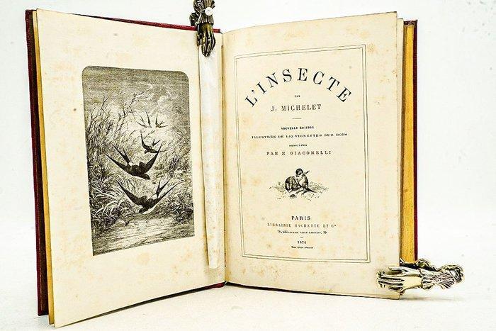 J. Michelet / H. Giocomelli - LInsecte - 1876, Antiquités & Art, Antiquités | Livres & Manuscrits