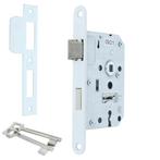 Dulimex klavier dag en nachtslot wit SL56, Doe-het-zelf en Bouw, Nieuw, Overige materialen, Klink of Kruk
