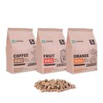 Rookpellets – 3kg |Pakket met 3 houtsoorten: sinaasappel,, Tuin en Terras, Houtskoolbarbecues, Verzenden, Nieuw