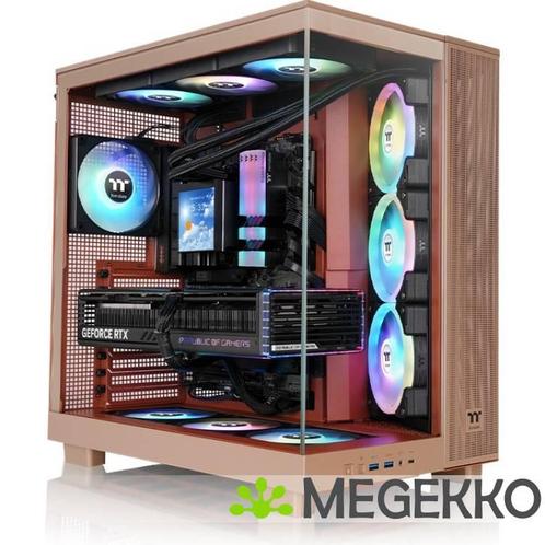 Thermaltake View 380 XL TG ARGB Midi Tower Zand, Computers en Software, Computerbehuizingen, Nieuw, Verzenden