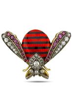 Broche - 14 karaat Geel goud, Antieke imperiale 56K goud,