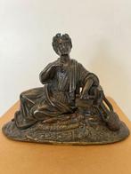 sculptuur, Ovide - 16 cm - Brons, Antiek en Kunst, Antiek | Keramiek en Aardewerk