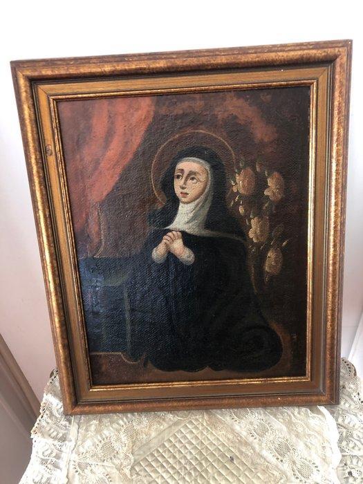 Italiaanse school (XVIII) - Santa Teresa, Antiek en Kunst, Kunst | Schilderijen | Klassiek