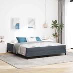 vidaXL Boxspring bed met matras Donkergrijs 180 x 210 cm, Huis en Inrichting, Slaapkamer | Bedden, Verzenden, Nieuw