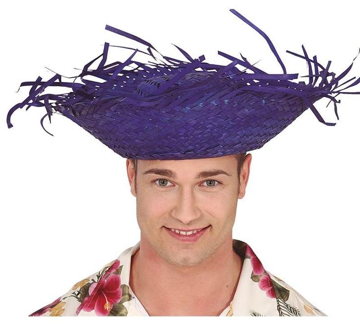 Strohoed Blauw, Hobby en Vrije tijd, Feestartikelen, Nieuw, Verzenden