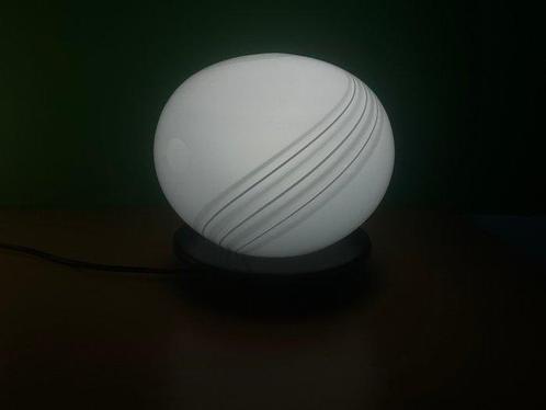 Lamp (2) - Glas, Metaal - Set van twee lampen, Antiek en Kunst, Antiek | Verlichting