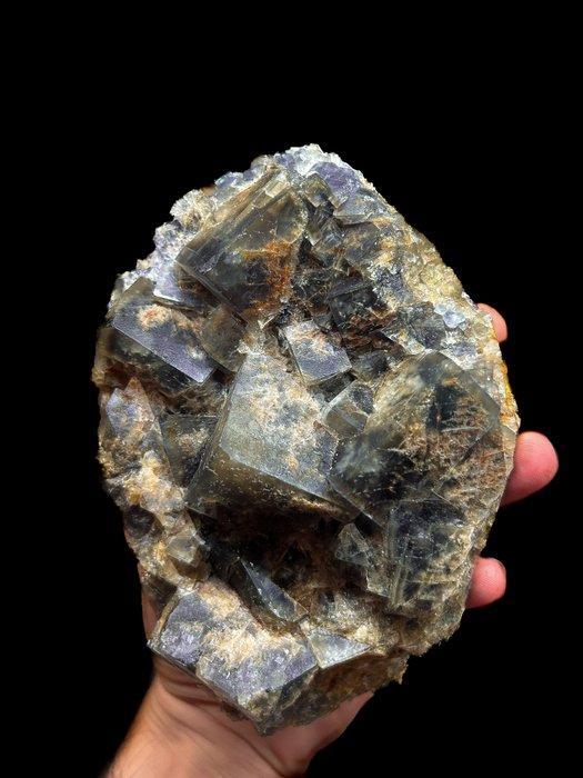 Magnifique fluorite, Chavaniac-Lafayette, - - Hauteur : 16.5, Verzamelen, Mineralen en Fossielen