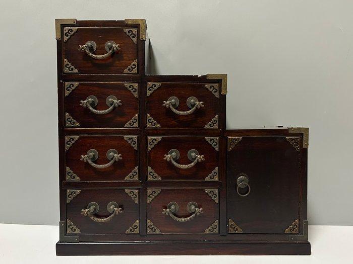 Kabinet - Hout, Metaal - Japan - Kotansu kleine kast /, Antiek en Kunst, Antiek | Overige Antiek