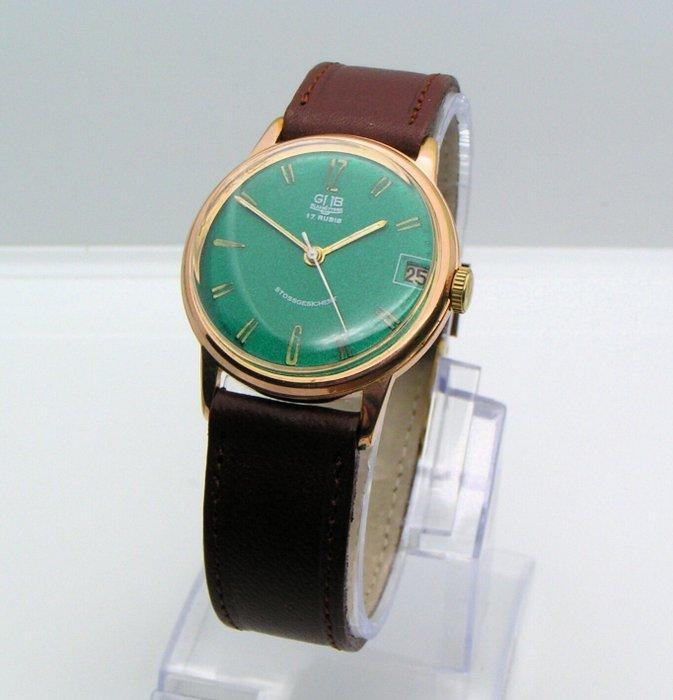 GUB Glashütte - Stossgesichert - cal. 69.1 - Zonder, Handtassen en Accessoires, Horloges | Heren