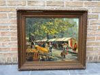 Bernard De Pooter (1883-1970) - Markt te Wilrijk, Antiek en Kunst