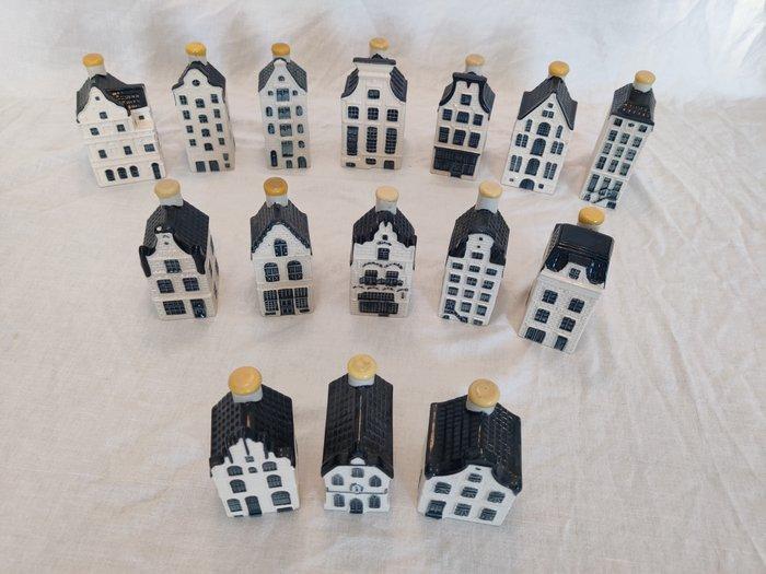 KLM-huisje - Bols - Verzameling van vijftien huizen KLM., Antiquités & Art, Antiquités | Assiettes décoratives & Carrelages