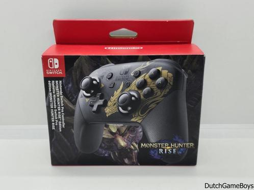 Nintendo Switch - Pro Controller - Monster Hunter Rise, Games en Spelcomputers, Spelcomputers | Nintendo Switch, Gebruikt, Verzenden