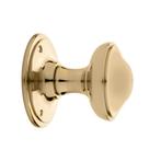 Deurknop vast messing gelakt, Ophalen of Verzenden, Nieuw, Koper of Messing, Overige typen