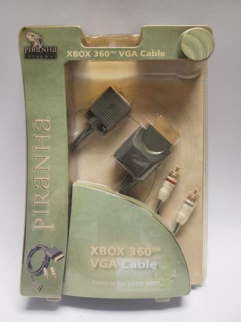 Piranha Xtreme VGA kabel Geseald Xbox 360, Games en Spelcomputers, Games | Xbox 360, Zo goed als nieuw, Ophalen of Verzenden