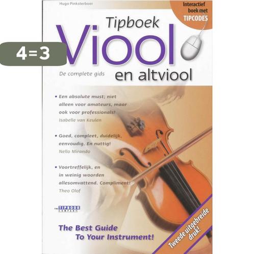 Tipboek viool en altviool / Tipboek-serie 9789087670092, Boeken, Muziek, Zo goed als nieuw, Verzenden