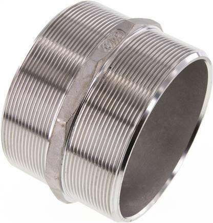 Dubbele Nippel G4'' RVS Vlakke Afdichting 16bar 117mm Hex, Doe-het-zelf en Bouw, Overige Doe-Het-Zelf en Bouw, Verzenden