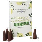 StamFord Citronella & Citroengras - Plantaardig - 15 Cones, Huis en Inrichting, Woonaccessoires | Kandelaars en Kaarsen, Verzenden