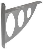 Plankdrager Ovaal Open Grijs 194x200, Nieuw, Overige materialen