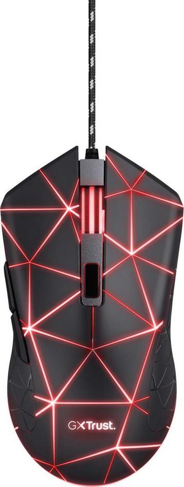 Gaming Muis - Zwart Trust GXT 133 Locx - Bedraad, Informatique & Logiciels, Souris, Verzenden