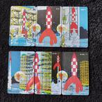 Tintin - 6 Chinese Telefoonkaarten, 2 drieluiken van 3, Livres, BD | Comics