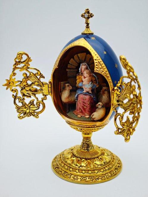 Franklin Mint - Beeldje - House of Fabergé Madonna and Child, Antiek en Kunst, Curiosa en Brocante
