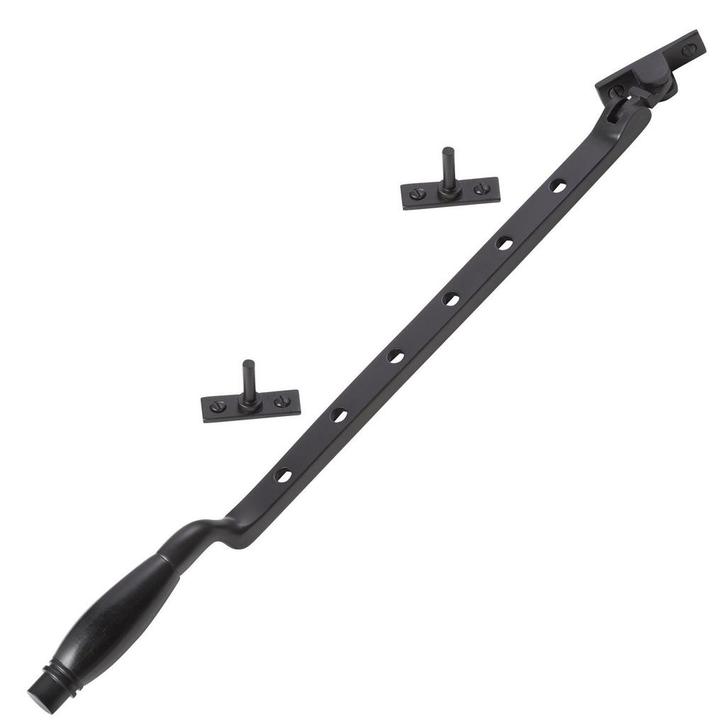 Raamuitzetter Deco mat zwart, Doe-het-zelf en Bouw, Hang- en Sluitwerk, Overige typen, Nieuw, Koper of Messing, Ophalen of Verzenden