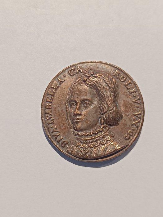 Nederland. Medal Jonghelinck naar Leone Leoni. Karel V en, Postzegels en Munten, Munten en Bankbiljetten | Toebehoren