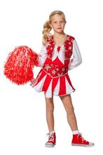 Cheerleader Pakje Rood Kind, Kinderen en Baby's, Carnavalskleding en Verkleedspullen, Nieuw, Verzenden
