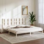 vidaXL Bedframe massief hout wit 180x200 cm, Huis en Inrichting, Slaapkamer | Bedden, Verzenden, Nieuw