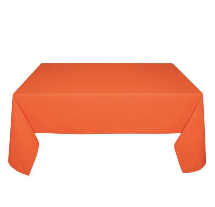 Nappe de Table Tangerine Orange 178x178cm - Treb SP, Huis en Inrichting, Keuken | Textiel, Overige kleuren, Nieuw, Verzenden
