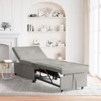 vidaXL 3-in-1 Uittrekbare Sofabed in Lichtgrijze Stof, Verzenden, Nieuw