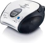 Lenco SCD-24BT WHBK - Draagbare CD-speler met FM radio en Bl, Verzenden, Nieuw