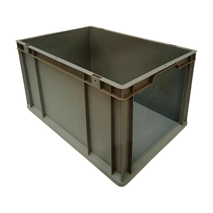 Kunststof bak met handgreep en grijpopening 600x400x320 mm, Articles professionnels, Aménagement de Bureau & Magasin | Entrepôt, Rayonnage & Stockage