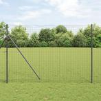vidaXL Tuinpalen 26 stuks Grijs Ø32 mm 210 cm Gegalvaniseerd, Tuin en Terras, Verzenden, Nieuw