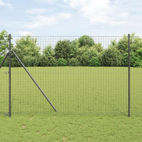 vidaXL Tuinpalen 26 stuks Grijs Ø32 mm 210 cm Gegalvaniseerd, Tuin en Terras, Palen, Balken en Planken, Nieuw, Verzenden