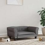 vidaXL Hondenmand 70x45x30 cm kunstleer grijs, Dieren en Toebehoren, Honden-accessoires, Verzenden, Nieuw