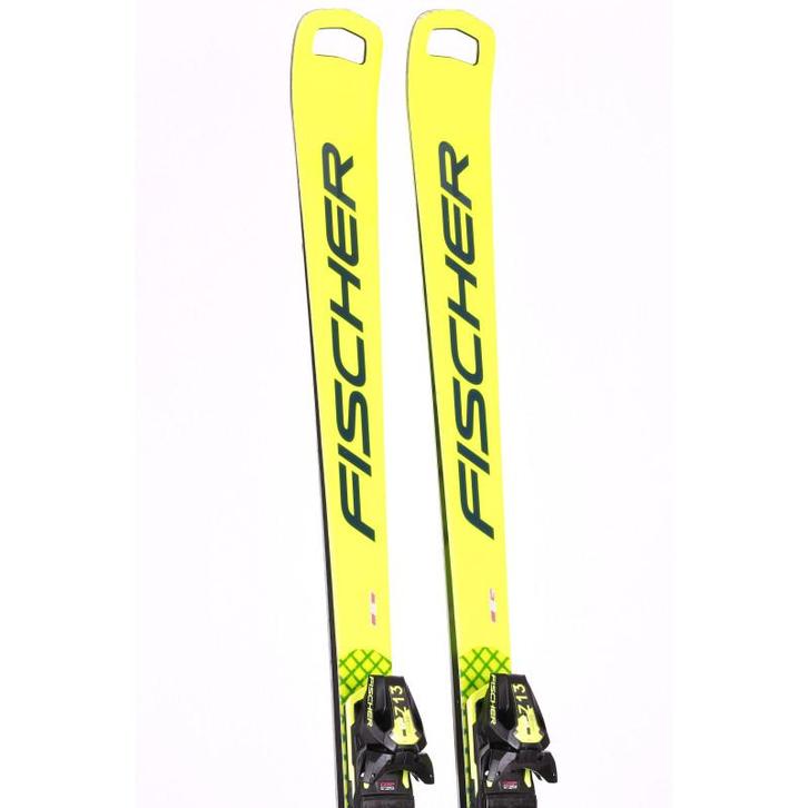 180 skis FISCHER RC4 WORLDCUP CT 2022, yellow, grip walk, w, Sport en Fitness, Skiën en Langlaufen, Ski, 180 cm of meer, Carve
